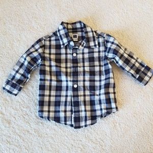 Baby boy button down